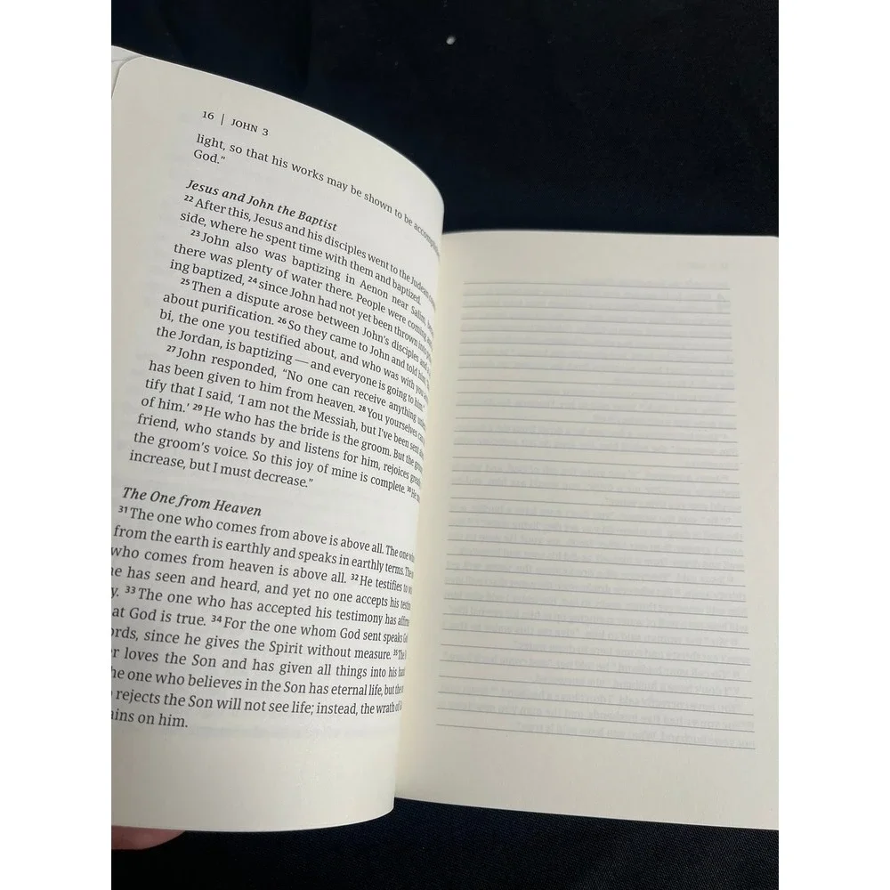 Holman CSB Scripture Notebook John Blue Paperback Journaling Bible 2020 Edition